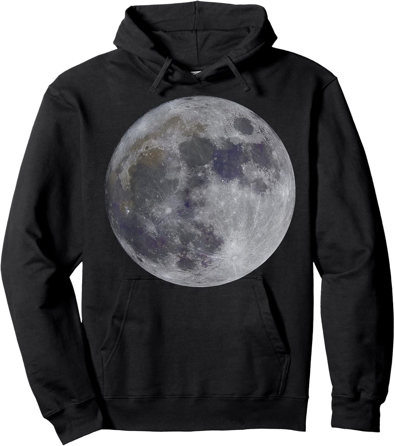 Halloween Full Moon from Satellite Outer Space Science Hoodie - Hoodie | Black