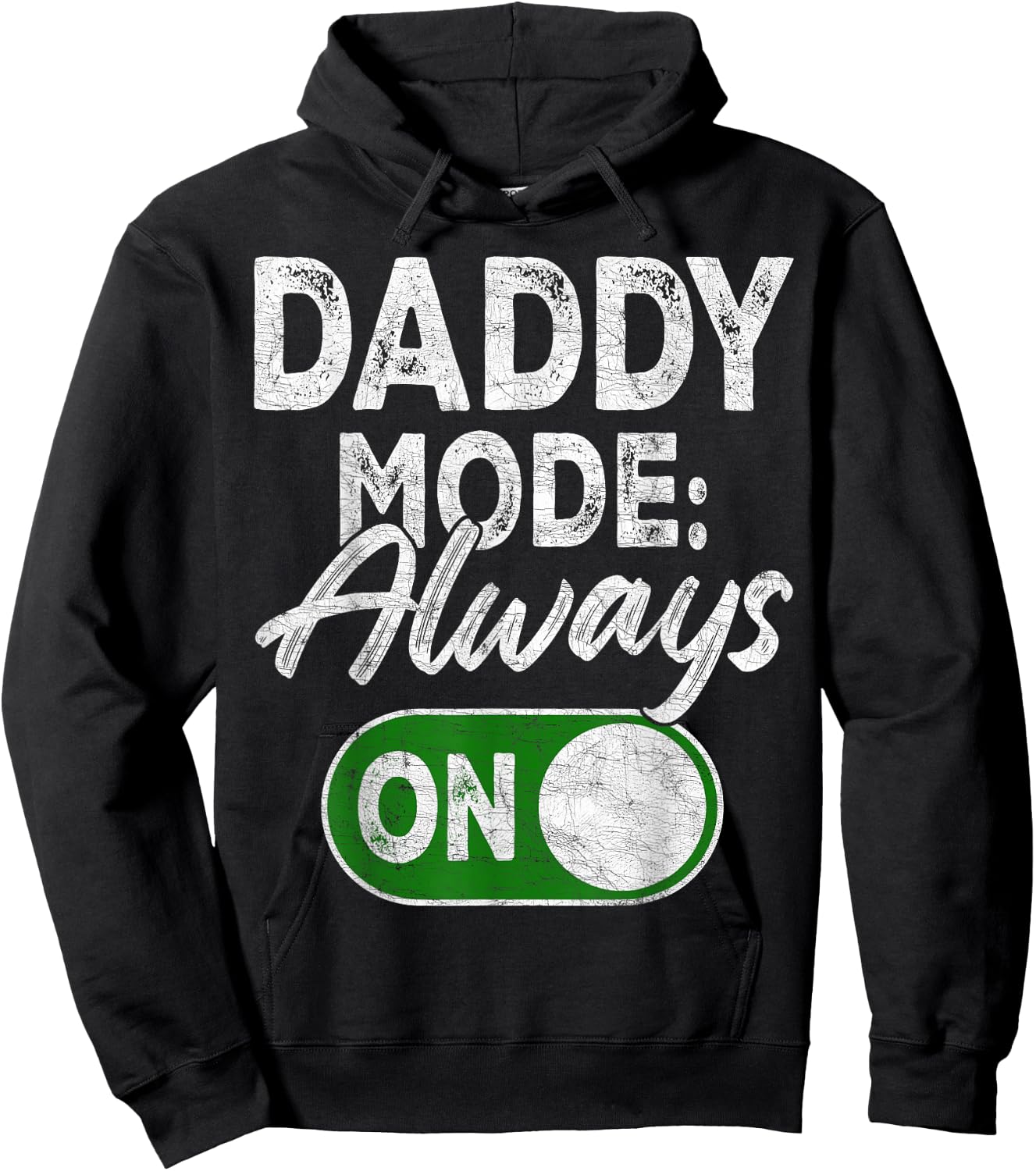 Gamer Dad Fathers Day, Gaming Daddy Mode Always On Hoodie - Hoodie | Black
