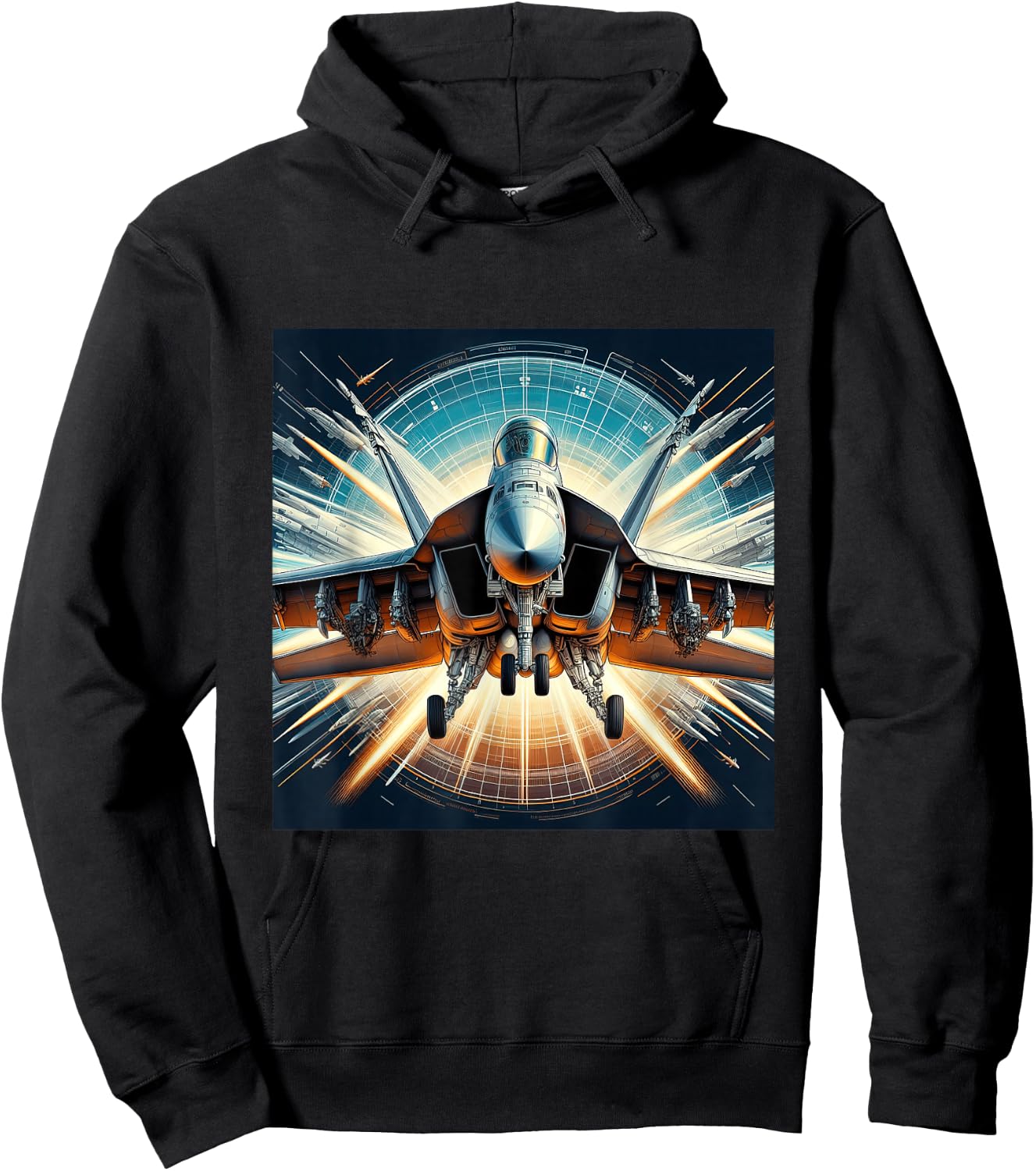 F18 F/A-18 Super Hornet Fighter Jet Naval Aviation Pilot Hoodie - Hoodie | Black