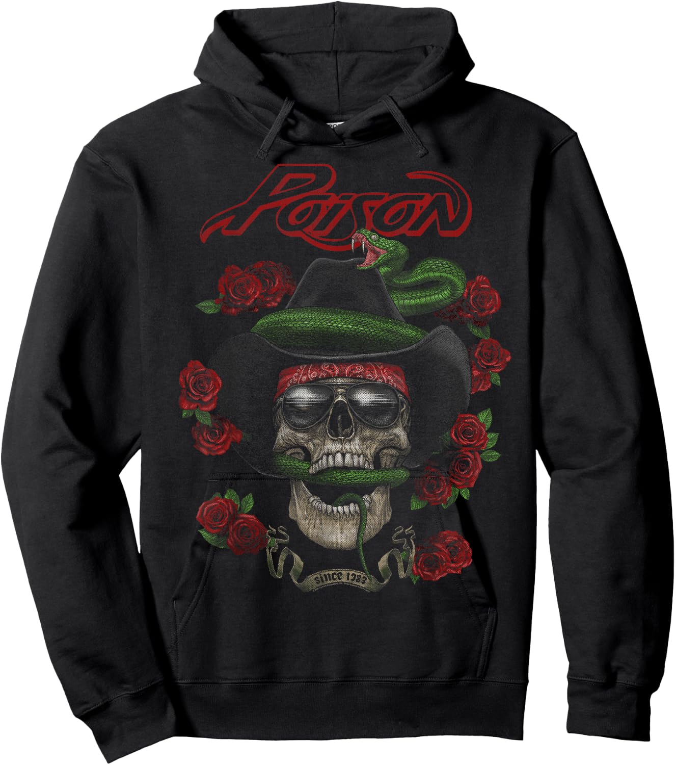 Poison - Rose City Houston Hoodie - Hoodie | Black