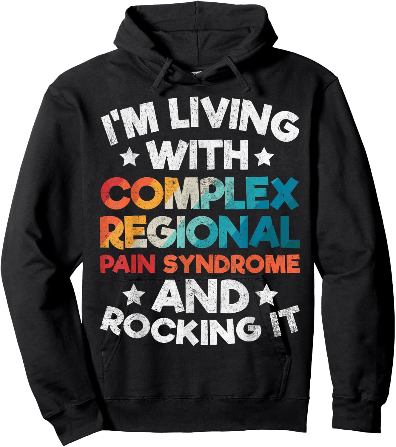 CRPS Awareness Complex Regional Pain Syndrome Novelty Hoodie - Hoodie | Black