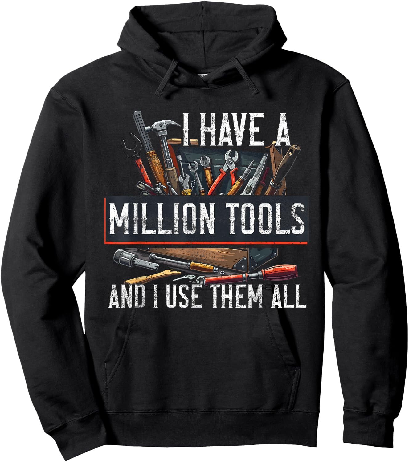 Handyman I Have A Million Tools And I Use Them All Craftsman Hoodie - Hoodie | Black