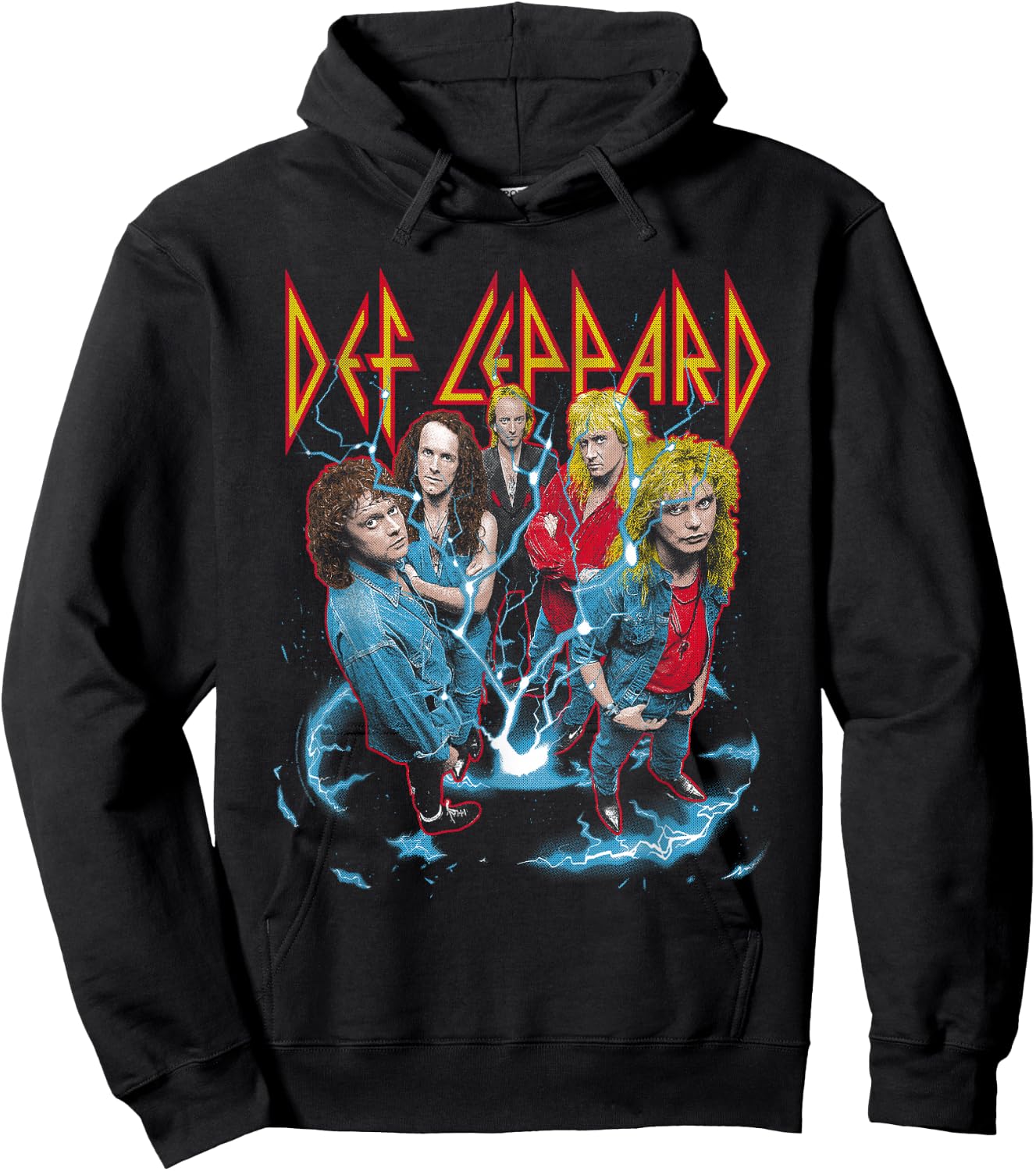 Def Leppard - Band Photo City St. Louis Hoodie - Hoodie | Black