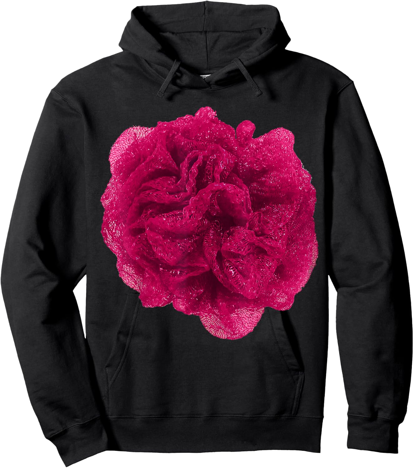 Pink Shower Loofah Costume Funny Halloween Cosplay Dress-up Hoodie - Hoodie | Black