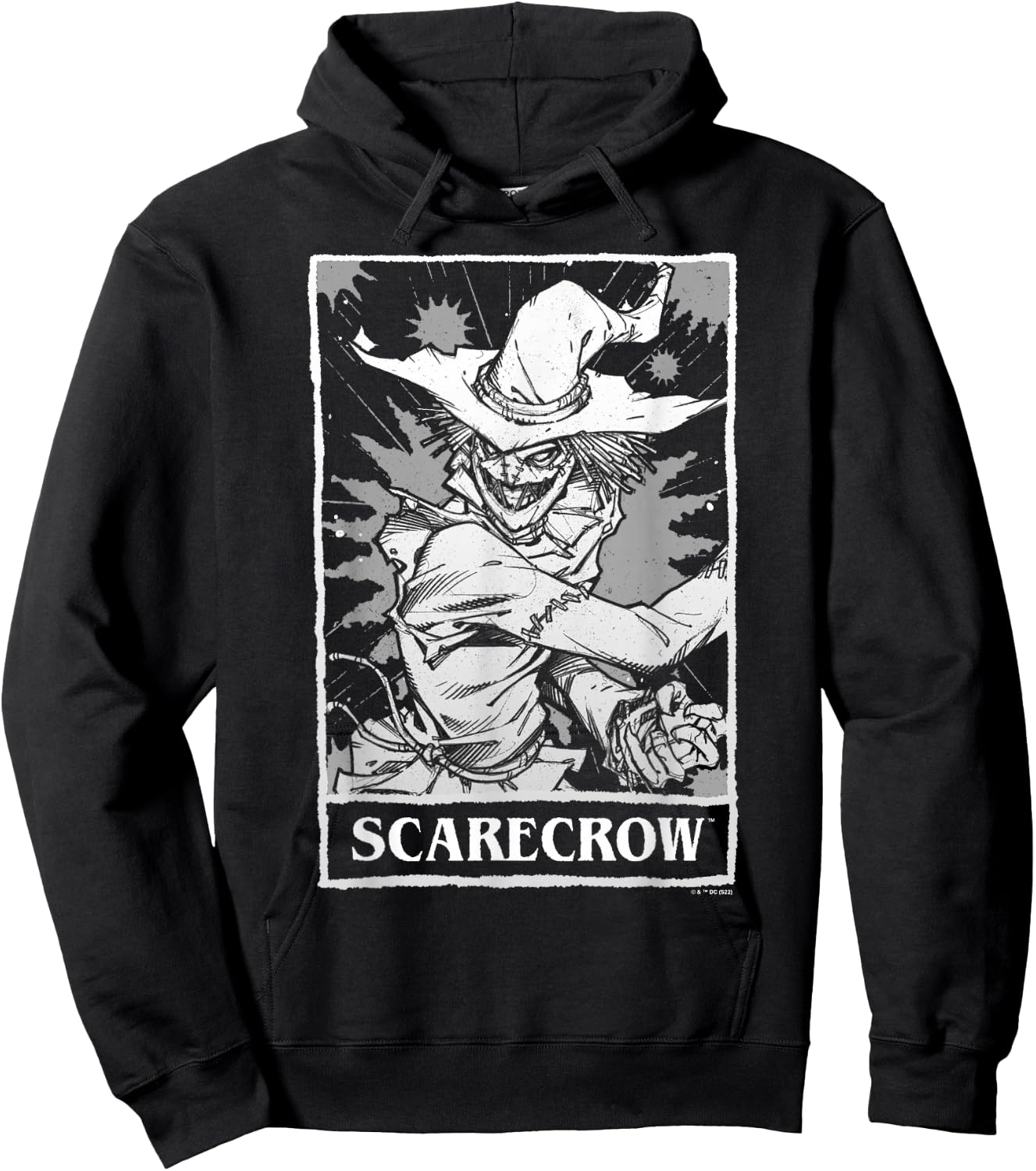 DC Comics Halloween Scarecrow Tarot Poster Hoodie - Hoodie | Black