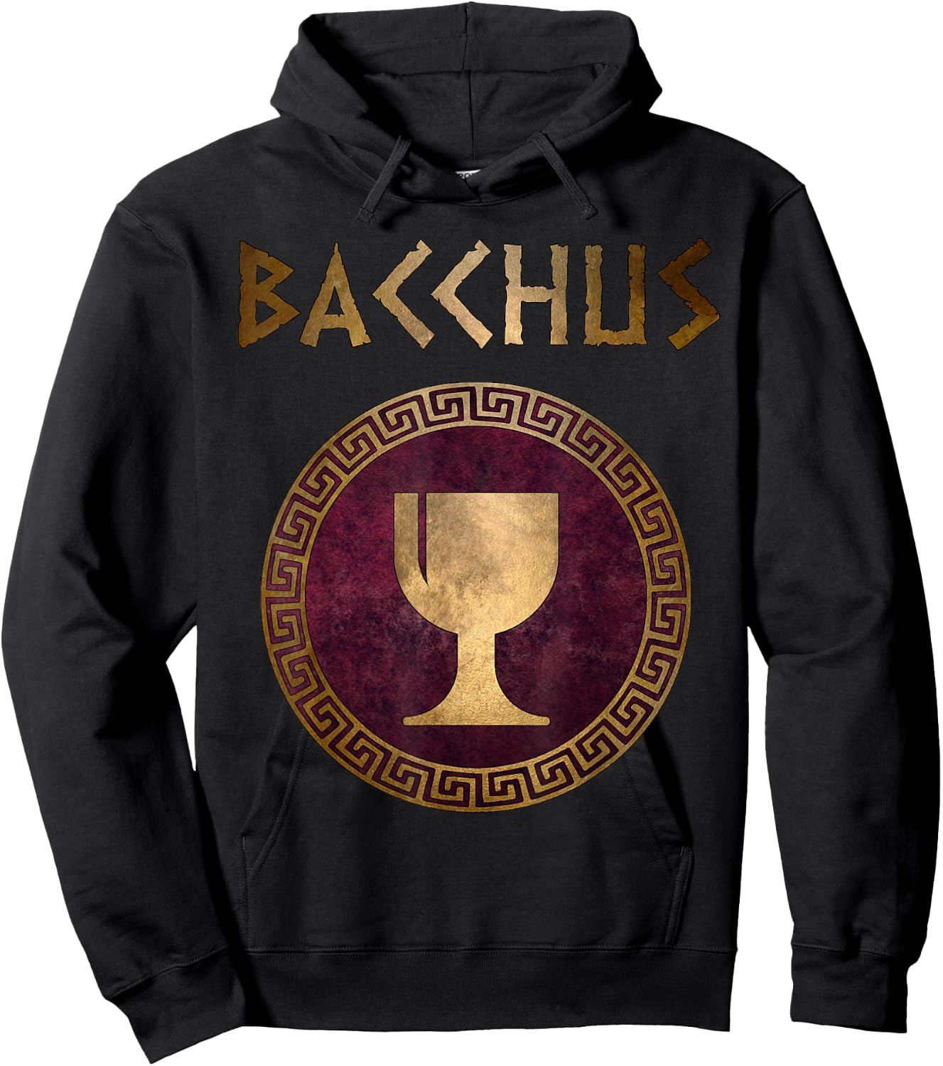 Bacchus Roman God of Wine and Feasts Hoodie - Hoodie | Black