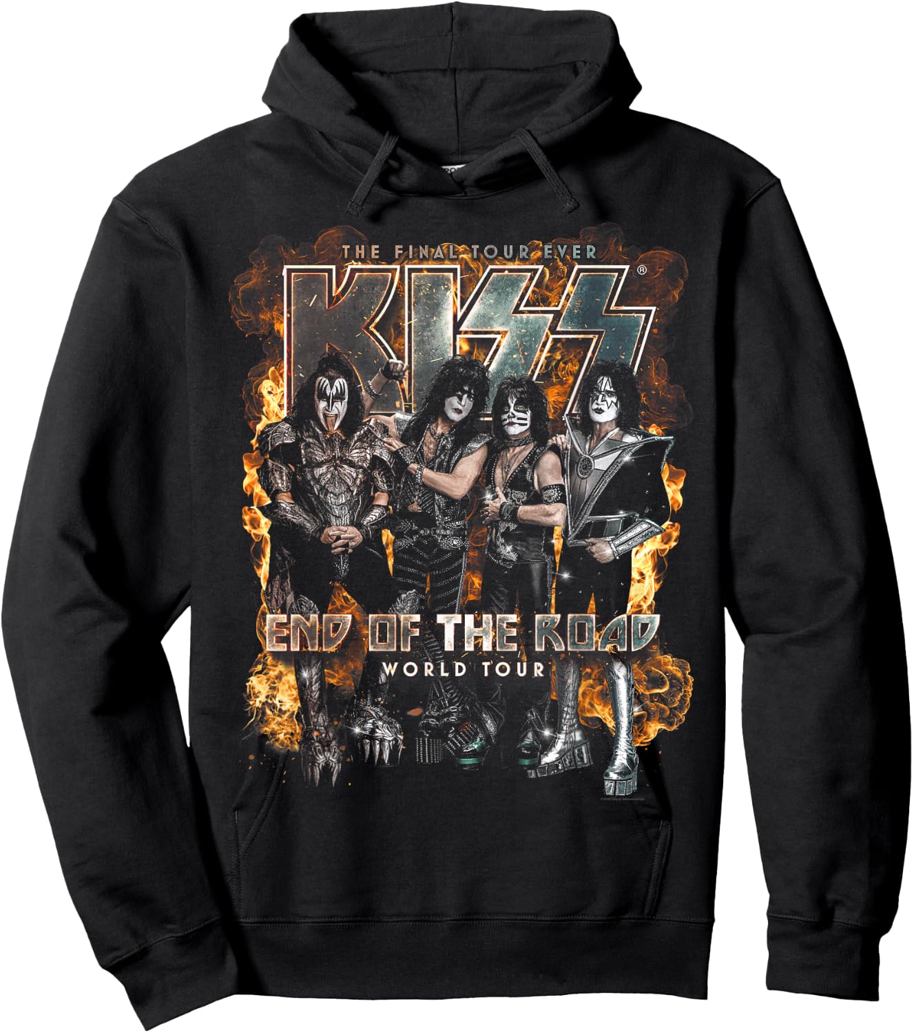 KISS - End of The Road Tour Event Small Hoodie - Hoodie | Black