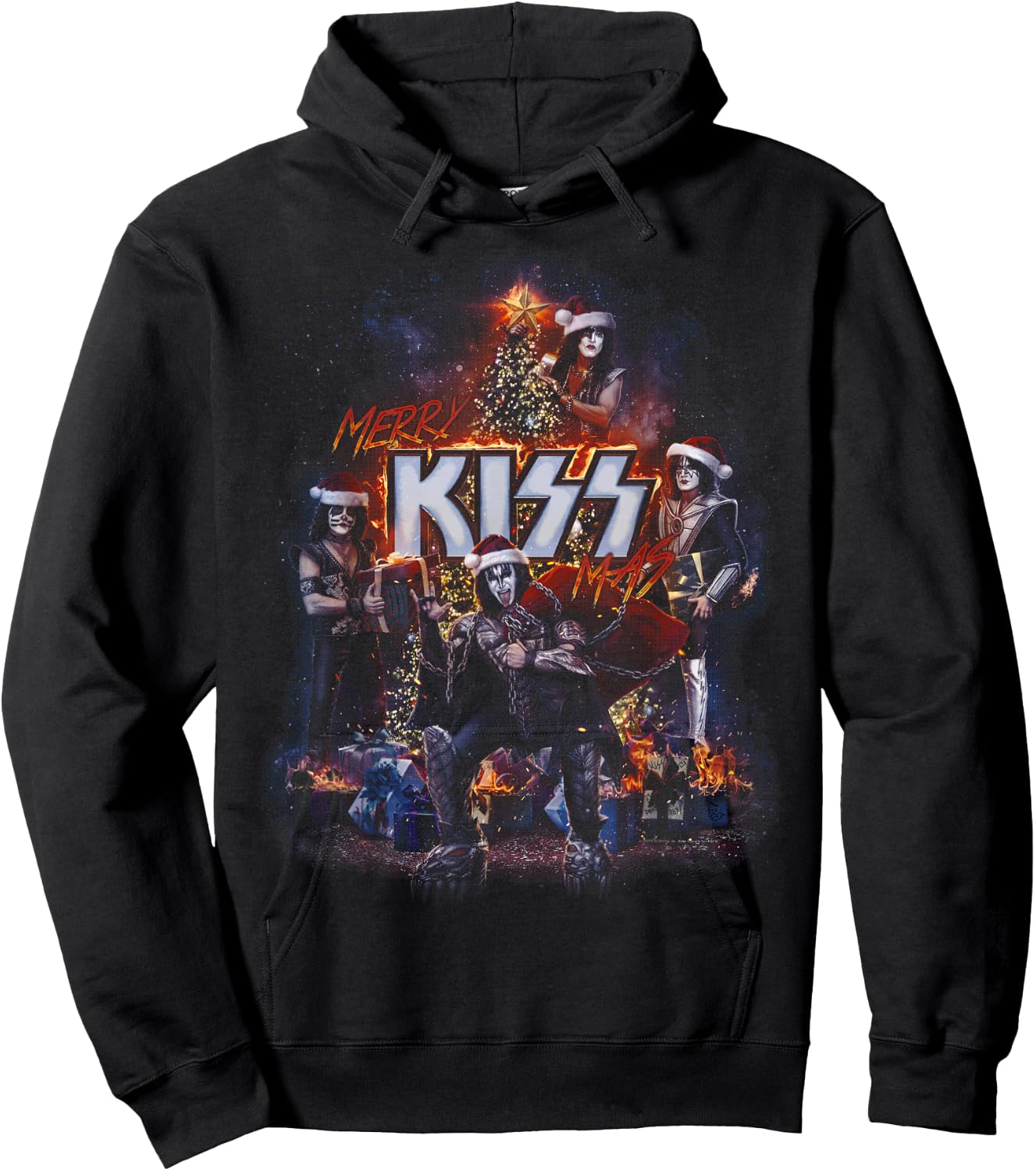 KISS - Very Merry KISSmas Hoodie - Hoodie | Black