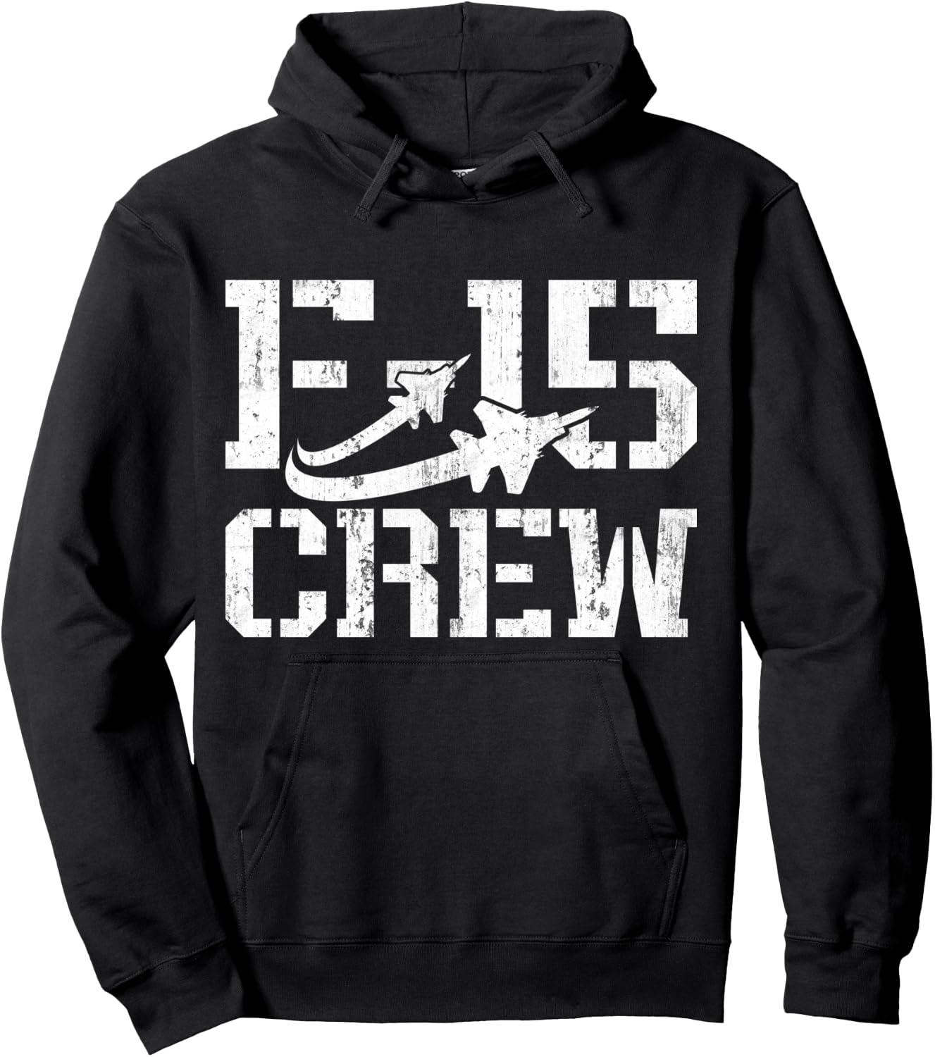 Eagle F-15 Jet Fighter Crew and Team Fighter Jet Hoodie - Hoodie | Black