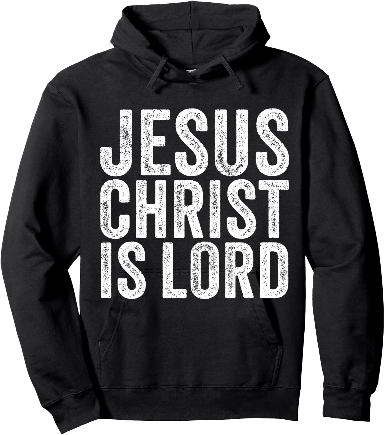 Jesus Christ Is Lord Christian Faith Believer Religion Hoodie - Hoodie | Black