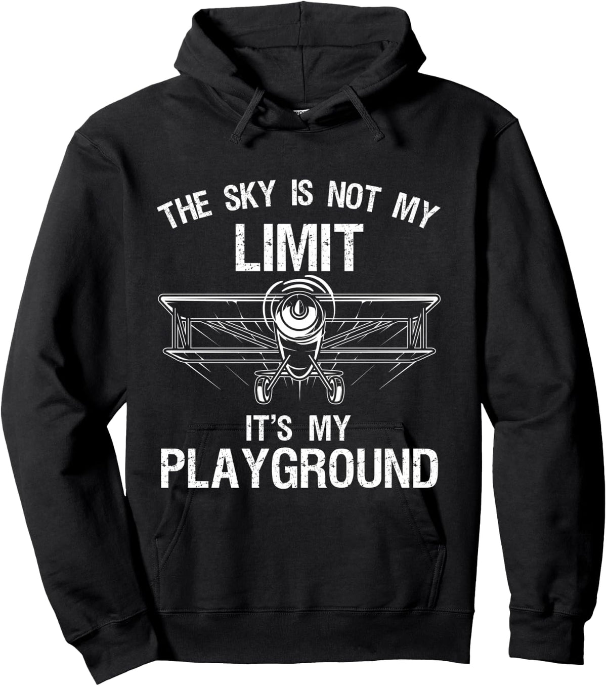 Funny Pilot Art Women Airplane Pilot Aviation Hoodie - Hoodie | Black