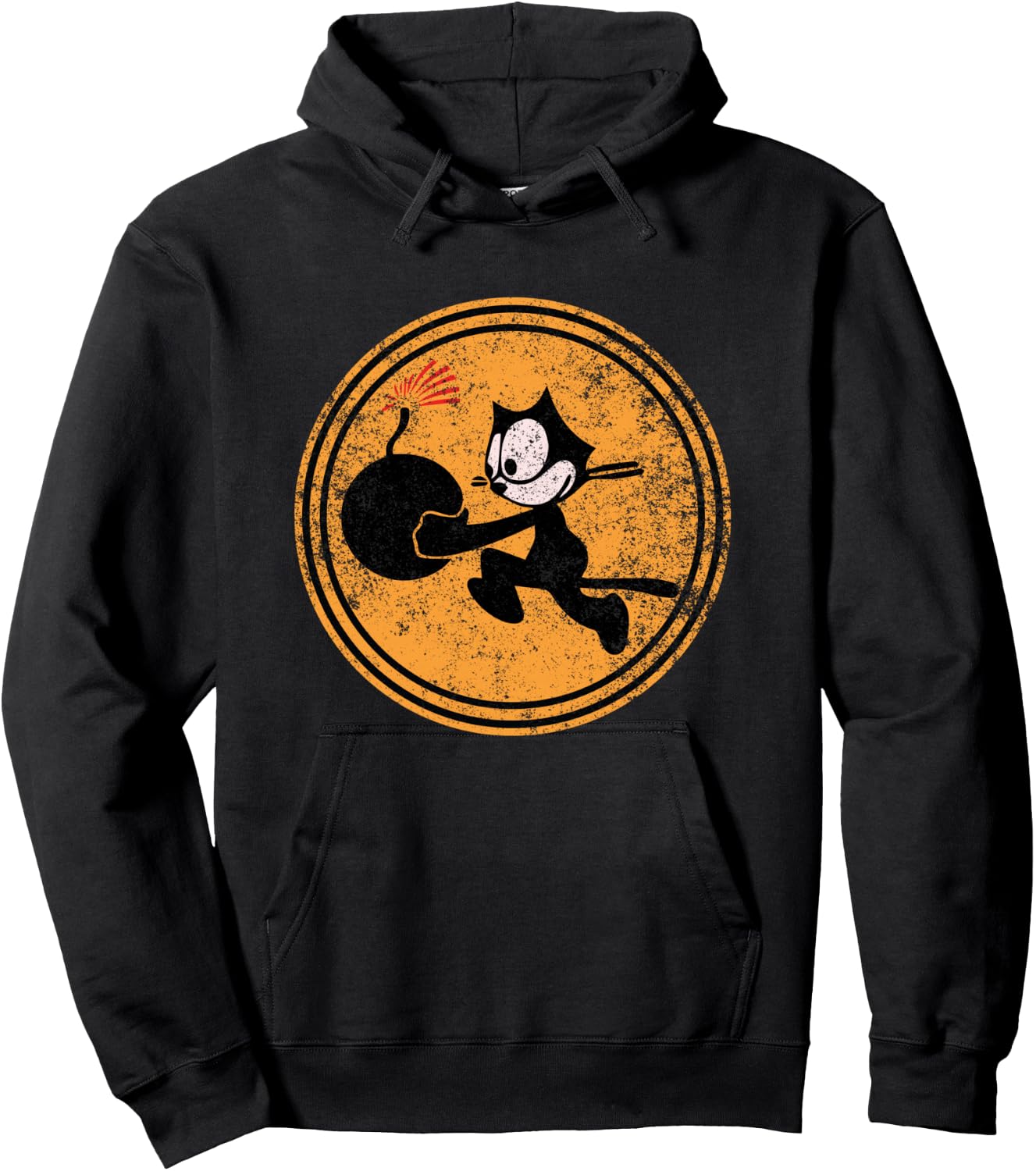 WW2 VFA-31 Tomcatters Squadron Patch Grunge WWII Hoodie - Hoodie | Black