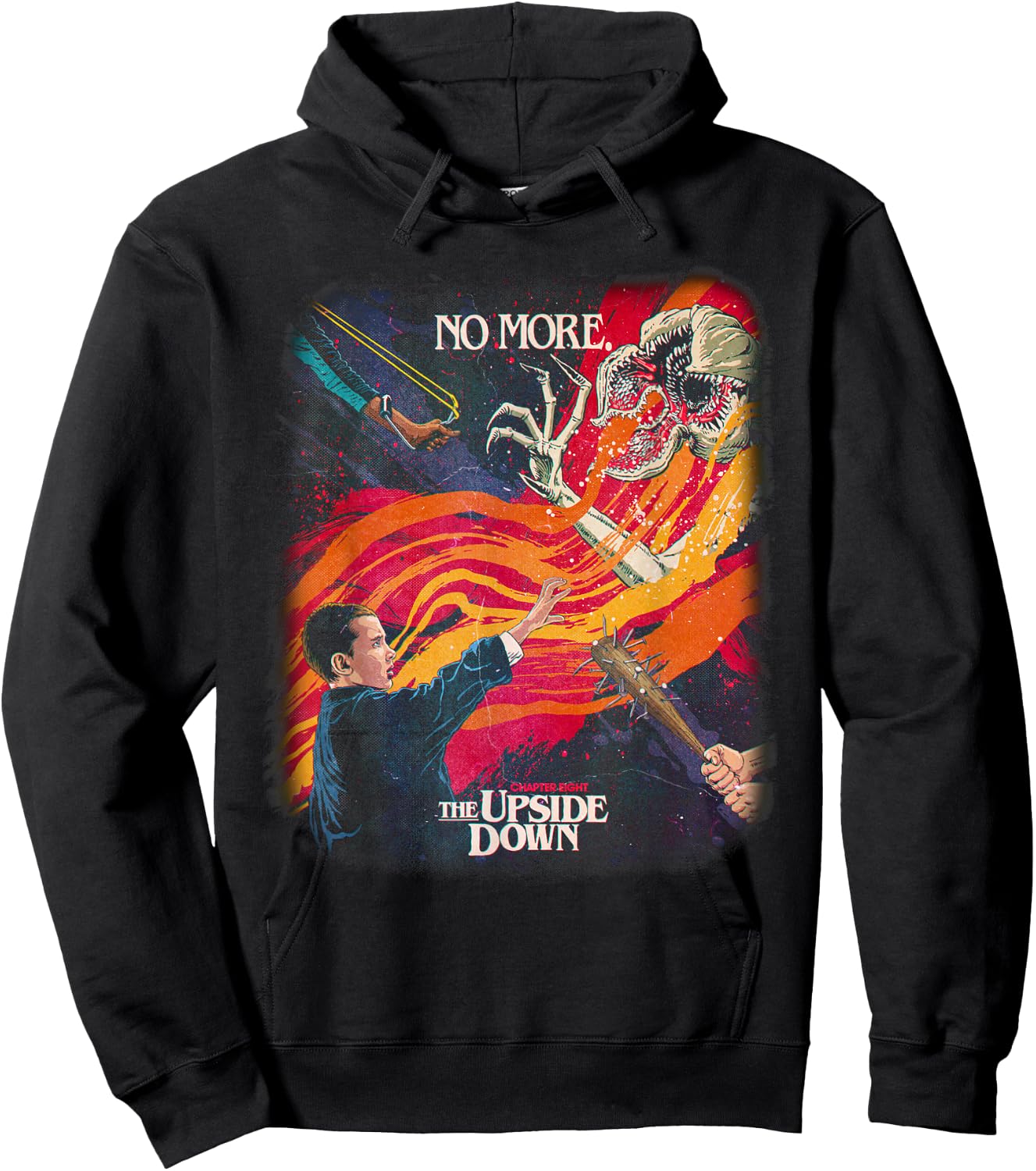 Stranger Things Season 1 x Butcher Billy No More Official Hoodie - Hoodie | Black