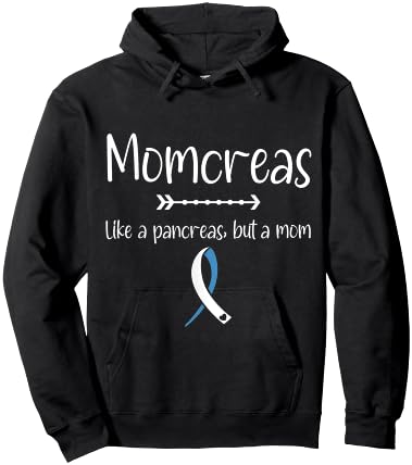 Momcreas Diabetes Mom Mothers Day Motherhood Pancreas Hoodie - Hoodie | Black