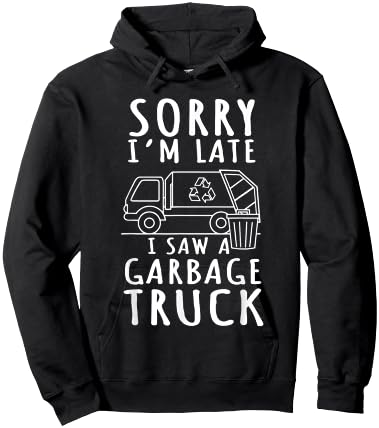 Recycling Garbage Truck Trash Collector Recycle Earth Day Hoodie - Hoodie | Black