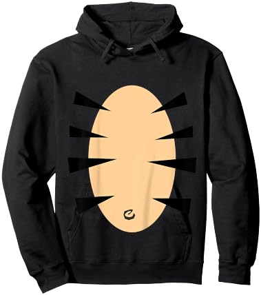 Funny Cute Tiger Halloween Costume Hoodie - Hoodie | Black