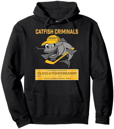 Catfish Criminals SMASHVILLE hockey Hoodie - Hoodie | Black