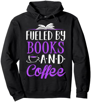 Fueled by Books and Coffee Librarian Hoodie - Hoodie | Black
