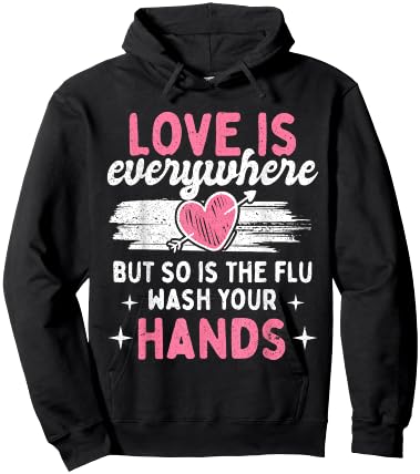 Vintage Flu Season Wash Your Hands Anti-Germ Hoodie - Hoodie | Black