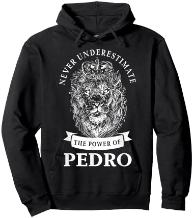 Pedro Gift Name Lion Hoodie - Hoodie | Black