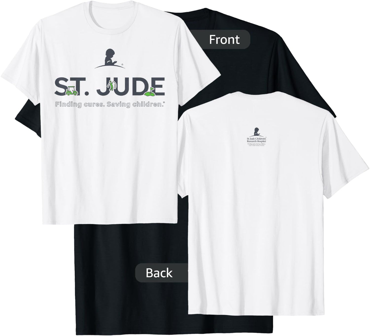 St. Jude Golf T-Shirt - T-Shirt | Black