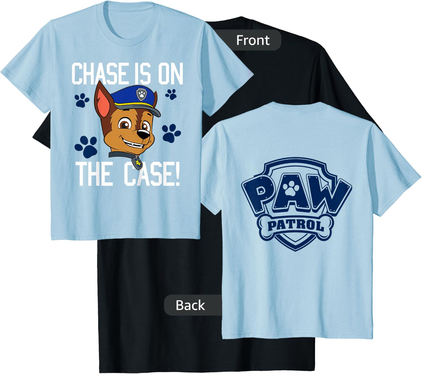 PAW Patrol Chase is On The Case T-Shirt - T-Shirt | Black