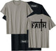 FAITH Cross Jesus Christ Christian Meme DESIGN ON BACK T-Shirt - T-Shirt | Black