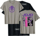 JoJo Golden Wind Giorno's Ladybug Brooch Front and Back T-Shirt - T-Shirt | Black