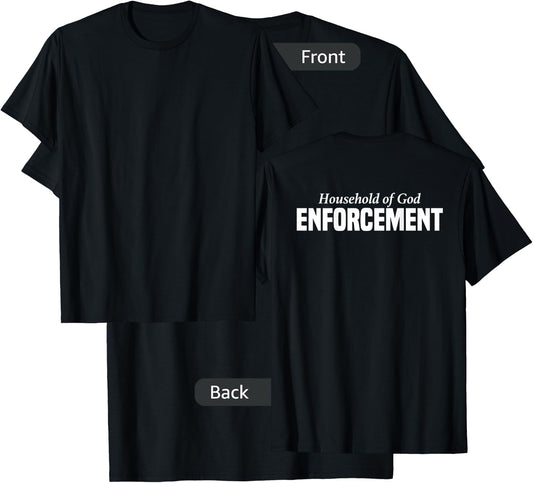 Church Security for Pastors Law Enforcement Worship T-Shirt - T-Shirt | Black