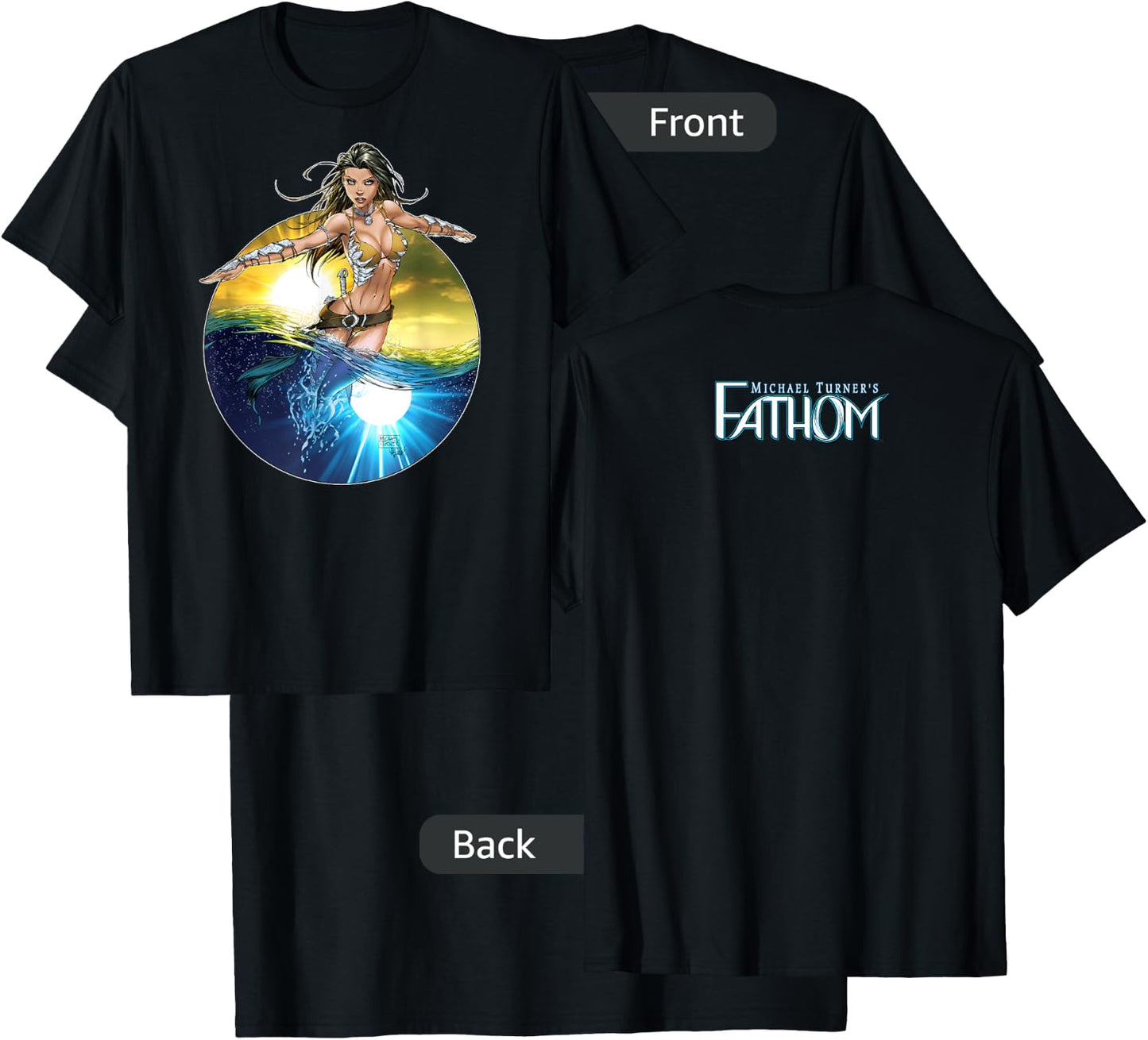 Fathom Aspen Wave T-Shirt - T-Shirt | Black