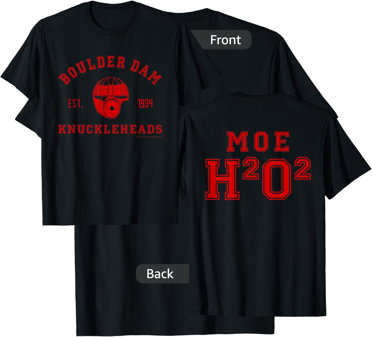 Boulder Dam Knuckleheads - Moe T-Shirt - T-Shirt | Black