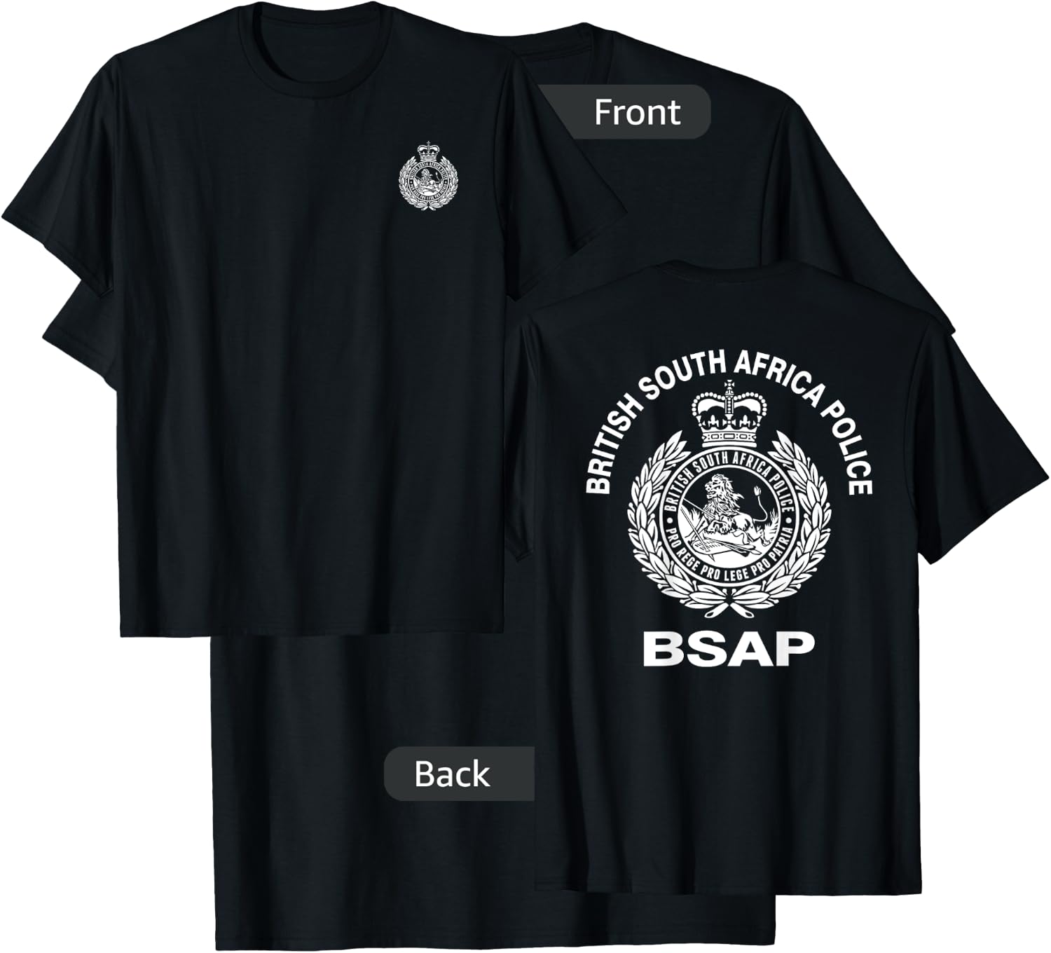 BSAP Police T-Shirt - T-Shirt | Black