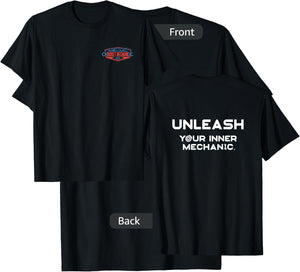 Budget Mechanic - Unleash Your Inner Mechanic T-Shirt - T-Shirt | Black
