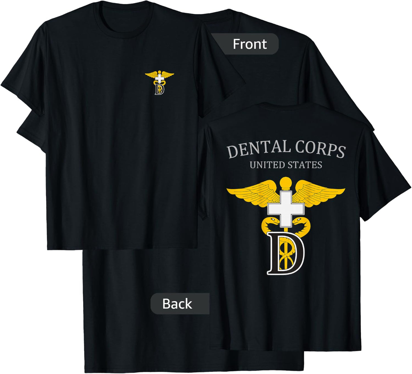 US Dental Corps US Army Dentist T-Shirt - T-Shirt | Black