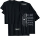 I Like Guns Whiskey And Maybe 3 People - Funny Gun (ON BACK) T-Shirt - T-Shirt | Black