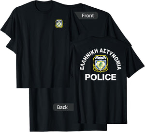 Greece Hellenic Police T-Shirt - T-Shirt | Black