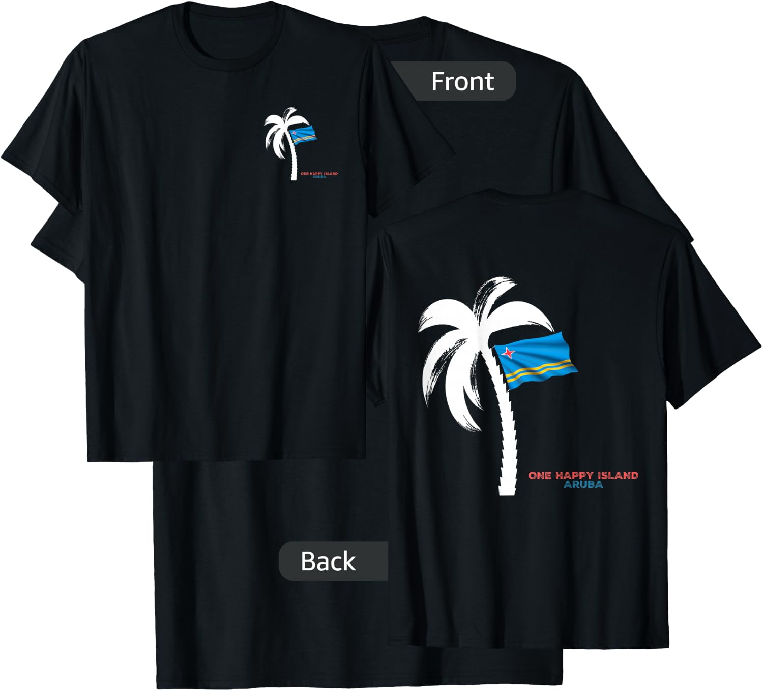 Aruba Relaxation T-Shirt - T-Shirt | Black