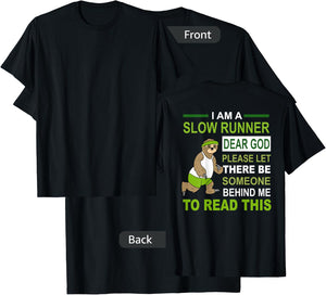 I am a slow runner sloth running runner funny T-Shirt - T-Shirt | Black