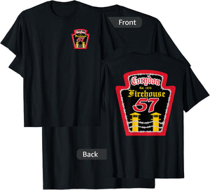 Norco Firefighters Corydon Fire Station 57 fire T-Shirt - T-Shirt | Black