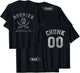 The Goonies Logo and Chunk Jersey Front and Back Movie T-Shirt - T-Shirt | Black
