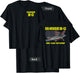 USS Missouri BB-63 WW2 Battleship Warship Front&Back T-Shirt - T-Shirt | Black