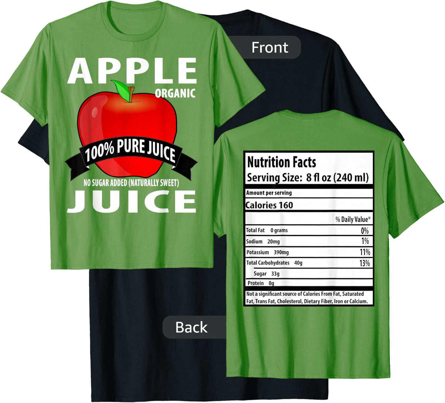 Apple Juice Box: Family Halloween Costumes for 5 People T-Shirt - T-Shirt | Black