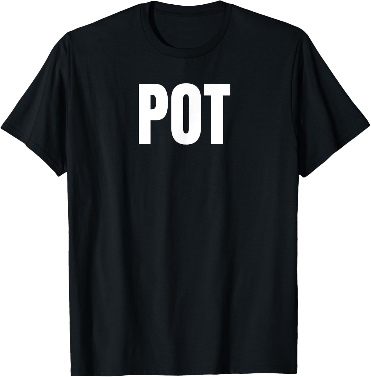 Matching Set Easy Simple Halloween Costume T-Shirt - T-Shirt | Black