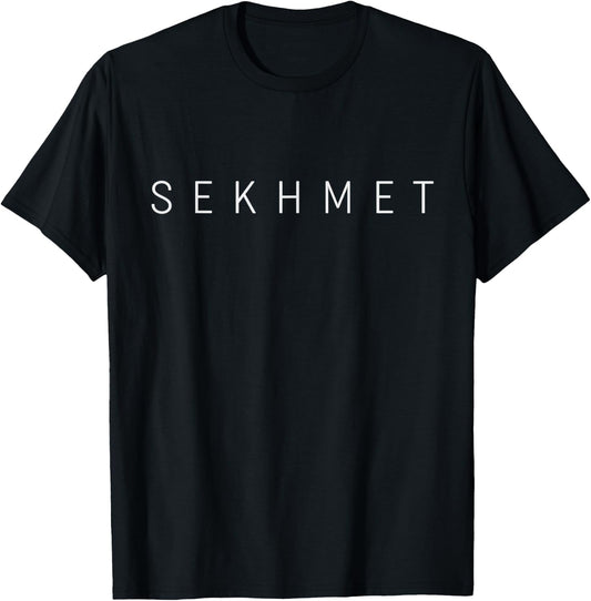 Sekhmet Costume. Classic Egyptian God Sekhmet Costume T-Shirt - T-Shirt | Black