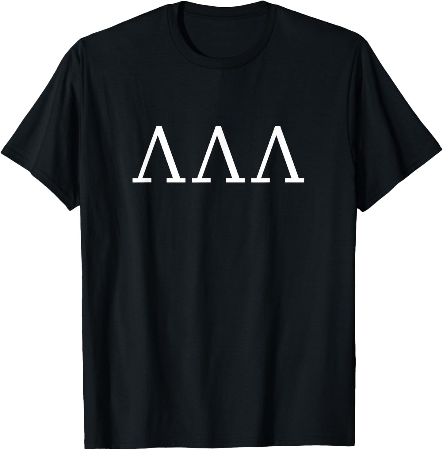 Lamda Lamda Lamda T-Shirt - T-Shirt | Black