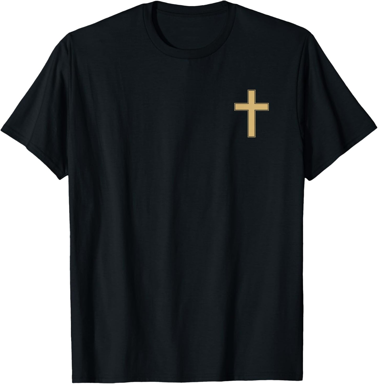 Christian Cross Crucifix Latin Cross Traditional Classic T-Shirt - T-Shirt | Black
