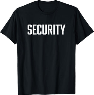 Security Shirts Cool Security Gaurd Costume T-Shirt - T-Shirt | Black