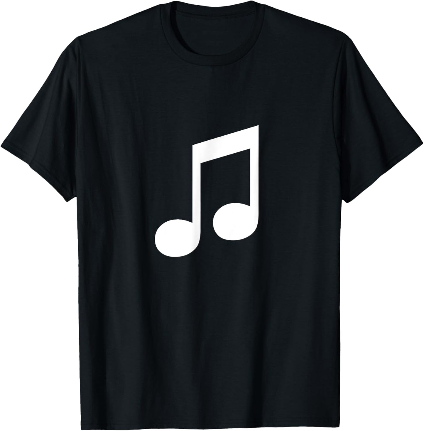 Eighth 8th Music Note Musician T-Shirt - T-Shirt | Black