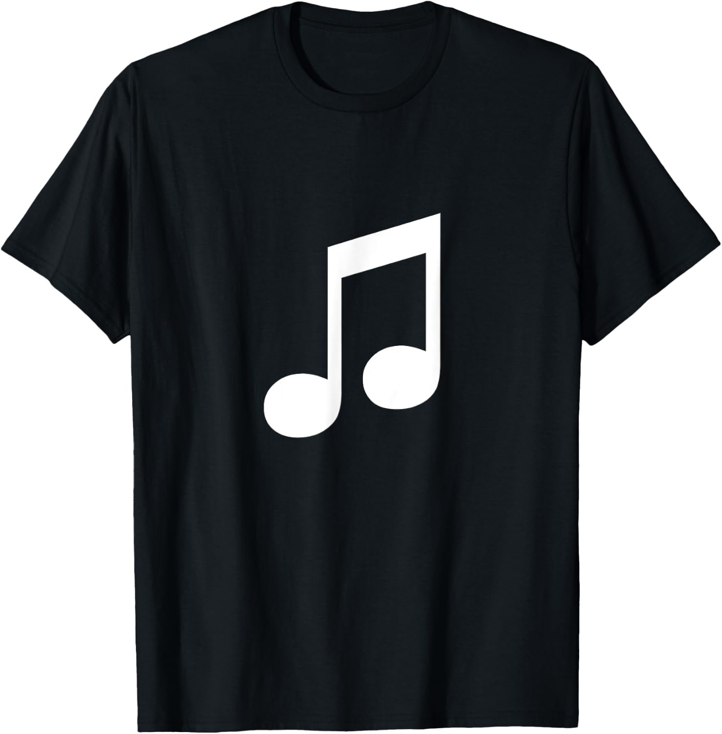 Eighth 8th Music Note Musician T-Shirt - T-Shirt | Black