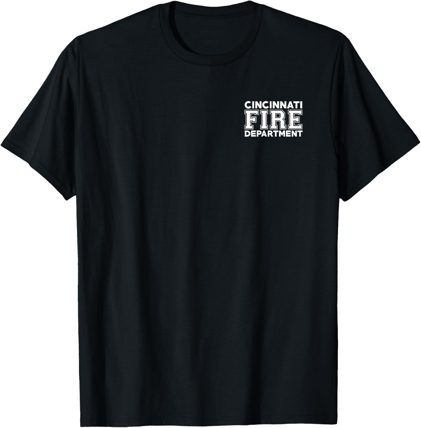 City of Cincinnati Fire Rescue Ohio Firefighter Duty T-Shirt - T-Shirt | Black